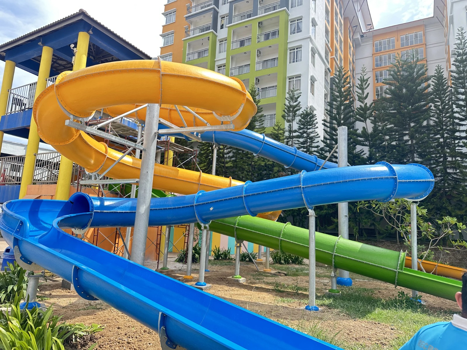 FRP waterslides